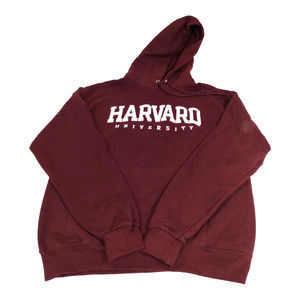 Harvard Champion Eco Mens M Burgundy Pull Over Hoodie Sweat Shirt Ivy League